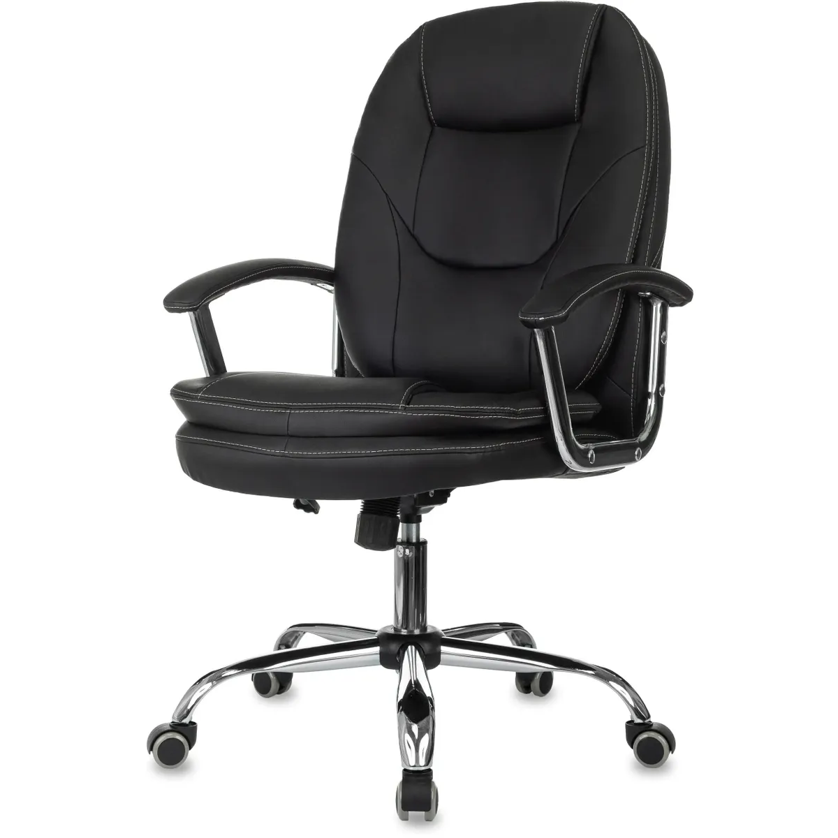 Офисное кресло Бюрократ CH-868SL Black - CH-868SL/BLACK-PU - фото 4