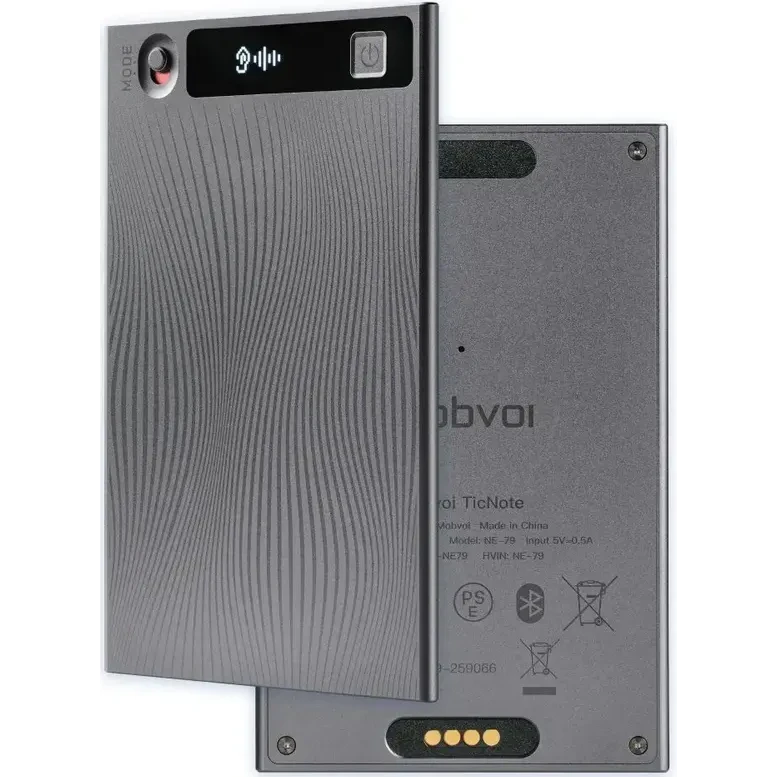 Диктофон Mobvoi TicNote Grey - фото 2
