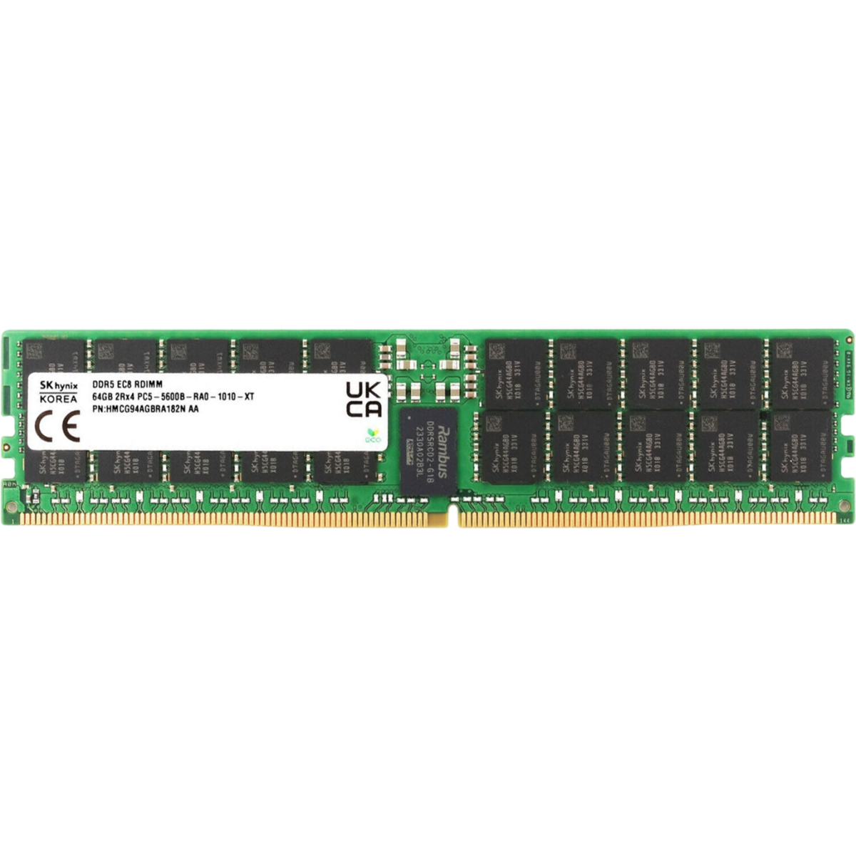 Оперативная память Hynix, DDR5, 64GB (1x64GB), 5600 MHz, CL46, RDIMM