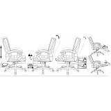 Офисное кресло Бюрократ T-9950MSG-F Ivory (T-9950MSG-F/IVORY-PU)