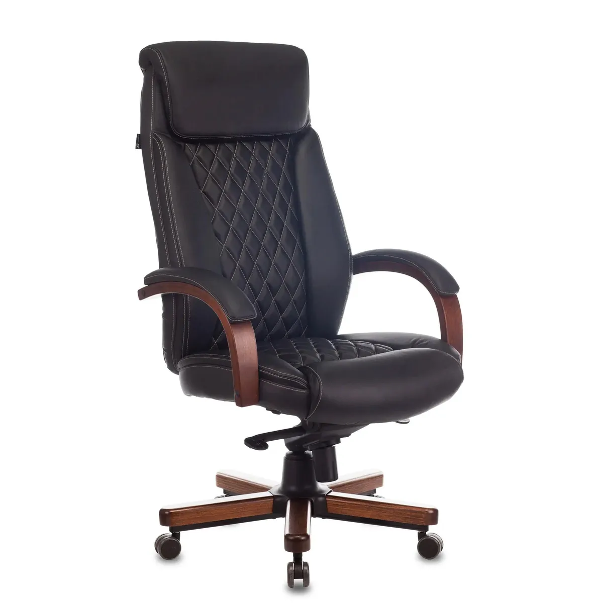 Офисное кресло Бюрократ T-9924 Walnut Black