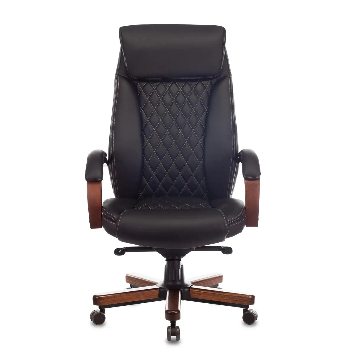 Офисное кресло Бюрократ T-9924 Walnut Black - T-9924WALNUT/BLACK - фото 4