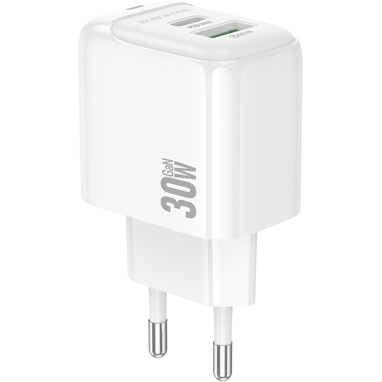 Сетевое зарядное устройство Borofone BAS44A 30W Potential White