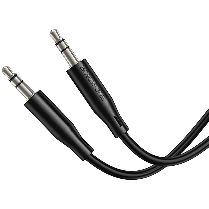 Кабель 3.5 Jack (M) - 3.5 Jack (M), 1м, Borofone BL26 Black - B-22170 - фото 3