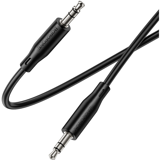 Кабель 3.5 Jack (M) - 3.5 Jack (M), 1м, Borofone BL26 Black - B-22170 - фото 5