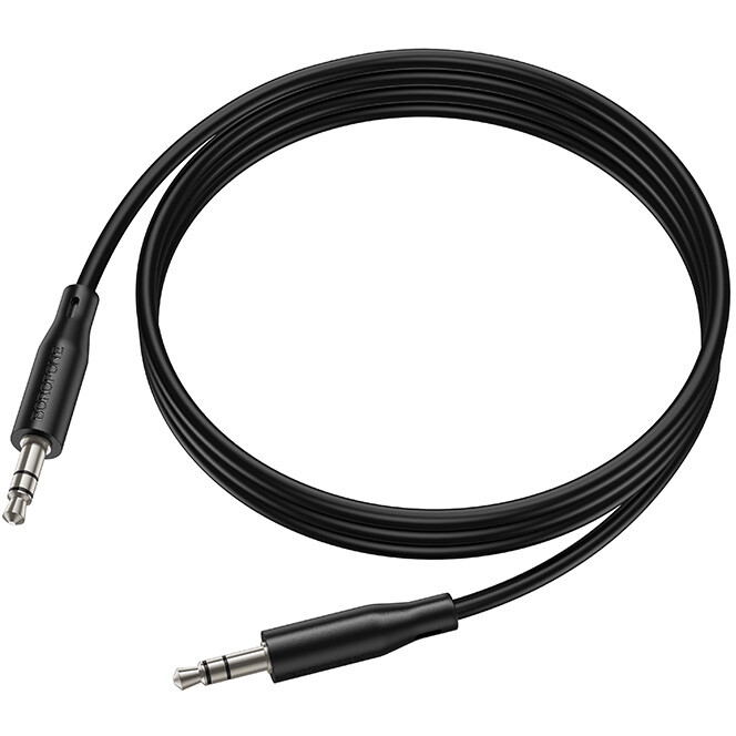 Кабель 3.5 Jack (M) - 3.5 Jack (M), 1м, Borofone BL26 Black - B-22170 - фото 6