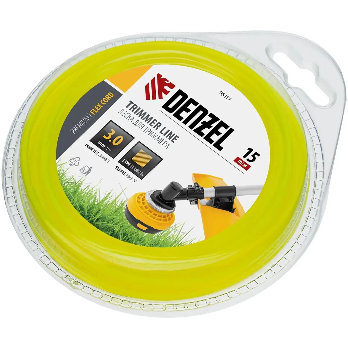 Леска для триммера Denzel 96117