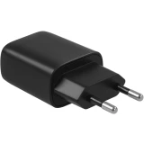 Сетевое зарядное устройство HOCO C134A Solid Black + MicroUSB Cable (6942007621335)