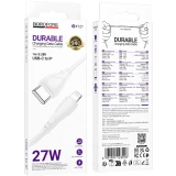 Кабель USB Type-C - Lightning, 1м, Borofone BX121 White (B-23016)