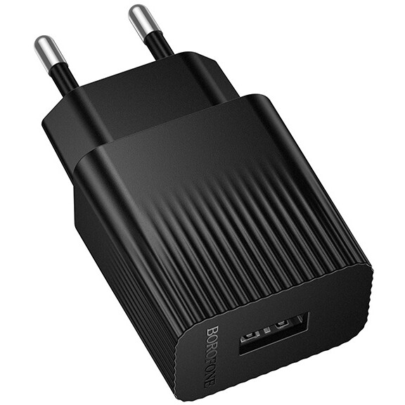 Сетевое зарядное устройство Borofone BAS71A Source Black - 6941991122552