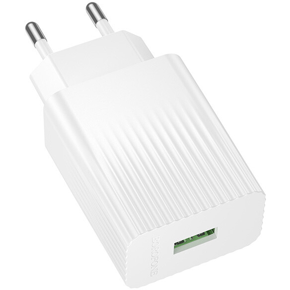Сетевое зарядное устройство Borofone BAS72A Source White - 6941991122644
