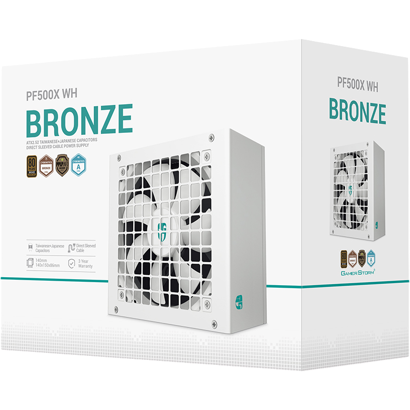 Блок питания 500W GamerStorm (DeepCool) PF500X WH - фото 8