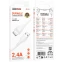 Кабель USB - Lightning, 1м, Borofone BX121 White - B-23030 - фото 3