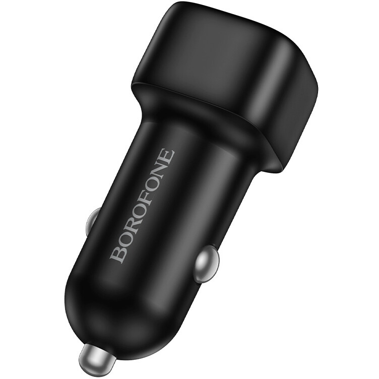 Автомобильное зарядное устройство Borofone BZ34B Black - 6941991122378 - фото 2
