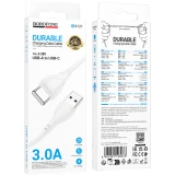 Кабель USB - USB Type-C, 1м, Borofone BX121 White (B-23078)