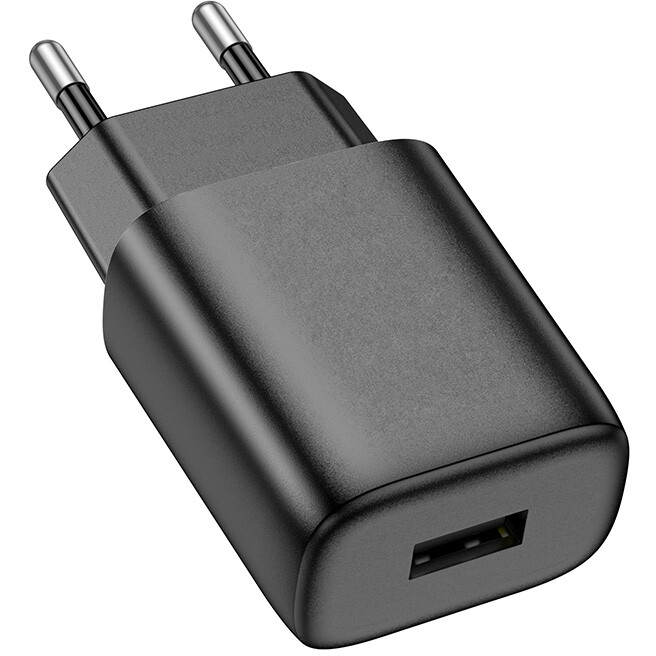 Сетевое зарядное устройство HOCO C134A Solid Black - 6942007621298