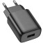 Сетевое зарядное устройство HOCO C134A Solid Black - 6942007621298