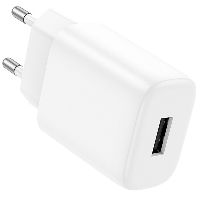 Сетевое зарядное устройство HOCO C134A Solid White - 6942007621304