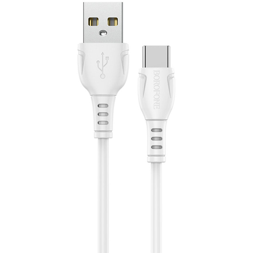 Кабель USB - USB Type-C, 1м, Borofone BX51 White