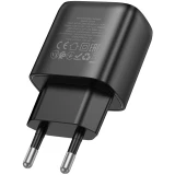 Сетевое зарядное устройство HOCO C141A Smart Black (6942007627849)