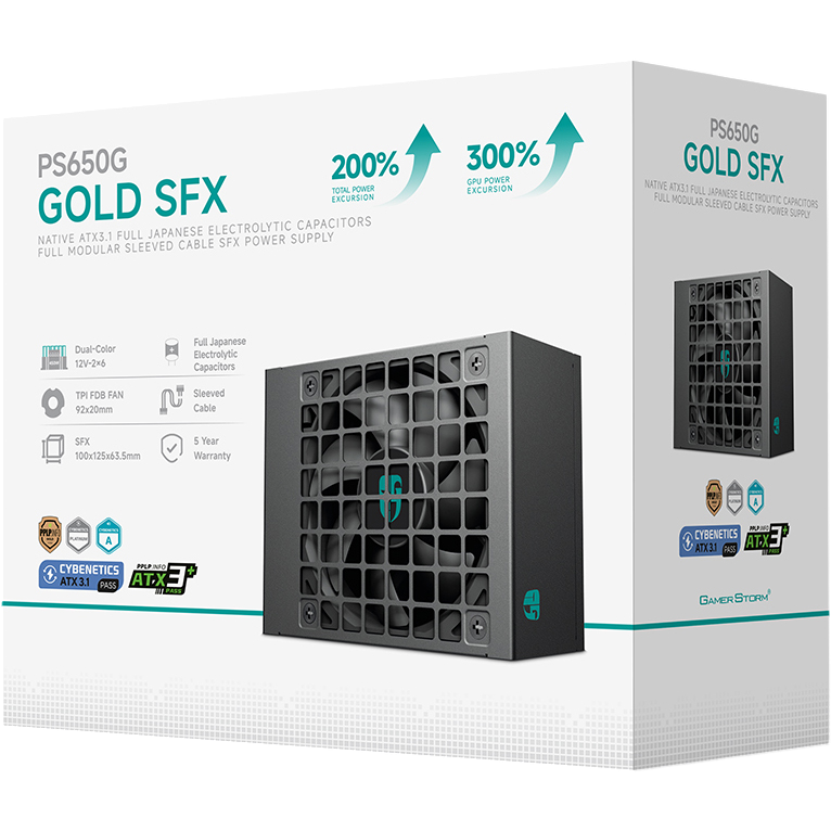 Блок питания 650W GamerStorm (DeepCool) PS650G - фото 7