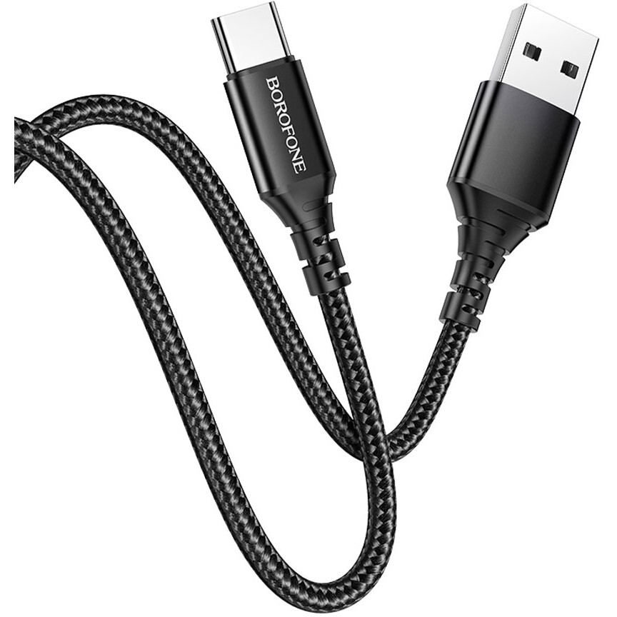 Кабель USB - USB Type-C, 1м, Borofone BX54 Black - B-45835 - фото 3