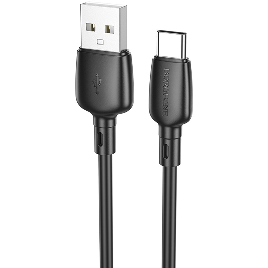 Кабель USB - USB Type-C, 1м, Borofone BX93 Black - 6941991103155