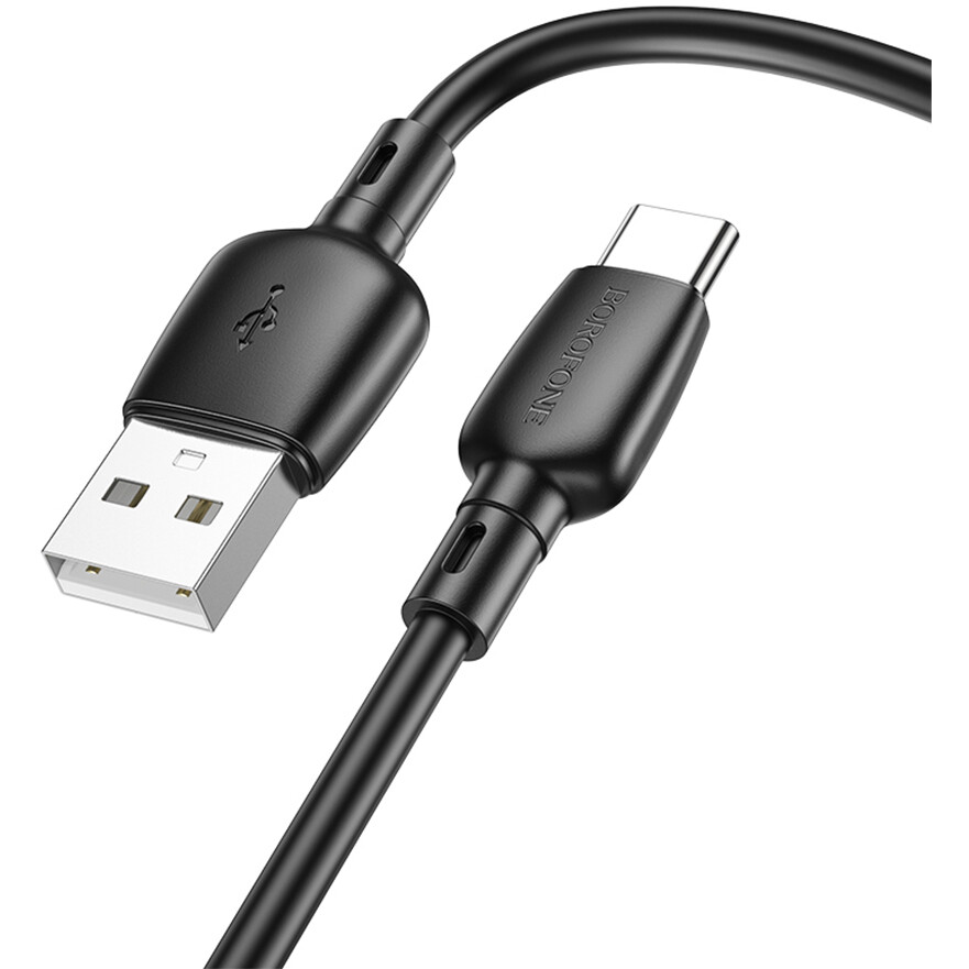 Кабель USB - USB Type-C, 1м, Borofone BX93 Black - 6941991103155 - фото 2