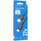 Кабель USB - USB Type-C, 1м, Borofone BX93 Black (6941991103155)