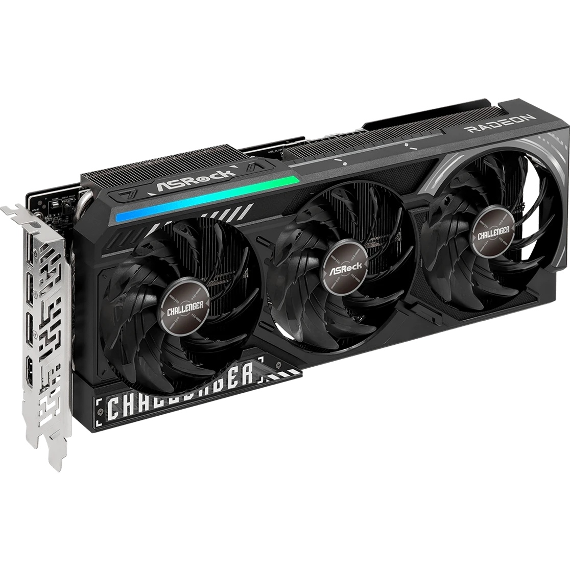 Видеокарта AMD Radeon RX 9070 XT ASRock Challenger 16Gb (RX9070XT CL 16G)
