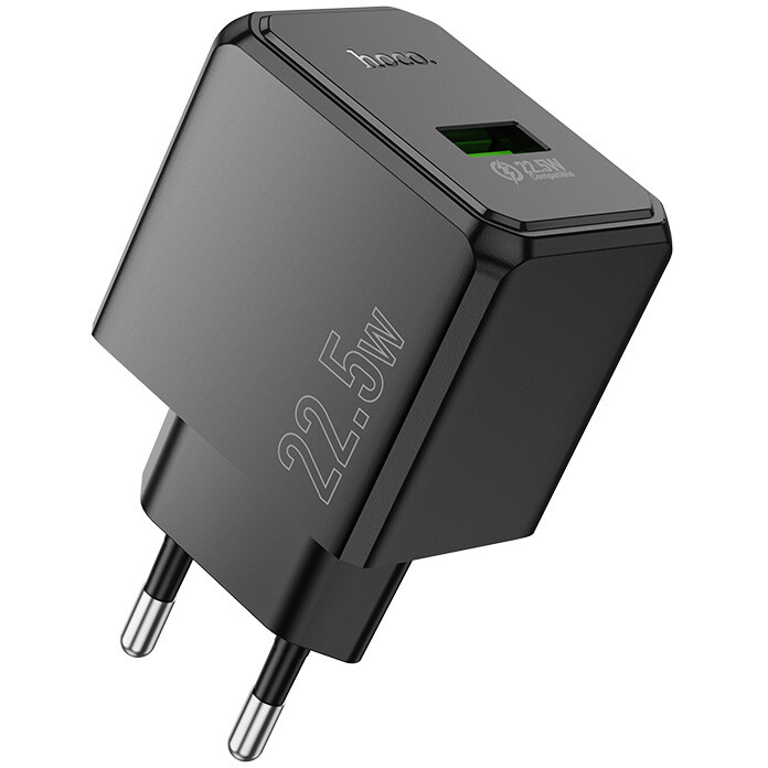 Сетевое зарядное устройство HOCO CS17A Wish Black - 6942007638401