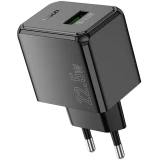 Сетевое зарядное устройство HOCO CS17A Wish Black (6942007638401)