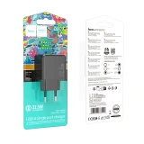 Сетевое зарядное устройство HOCO CS17A Wish Black (6942007638401)
