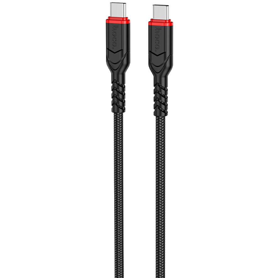 Кабель USB Type-C - USB Type-C, 1м, HOCO X59 Victory Black - 6931474794147