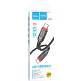 Кабель USB Type-C - USB Type-C, 1м, HOCO X59 Victory Black (6931474794147)