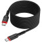 Кабель USB Type-C - USB Type-C, 2м, HOCO X59 Victory Black - 6931474794178 - фото 4