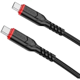 Кабель USB Type-C - USB Type-C, 3м, HOCO X59 Victory Black (6942007623087)
