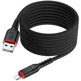 Кабель USB - Lightning, 2м, HOCO X59 Victory Black (HC-94055)