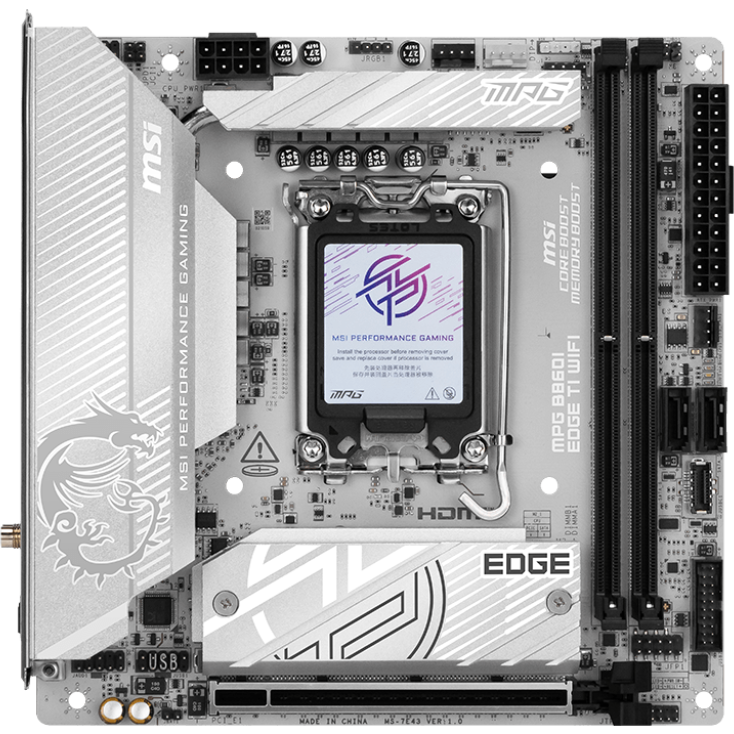 Материнская плата MSI MPG B860I EDGE TI WIFI