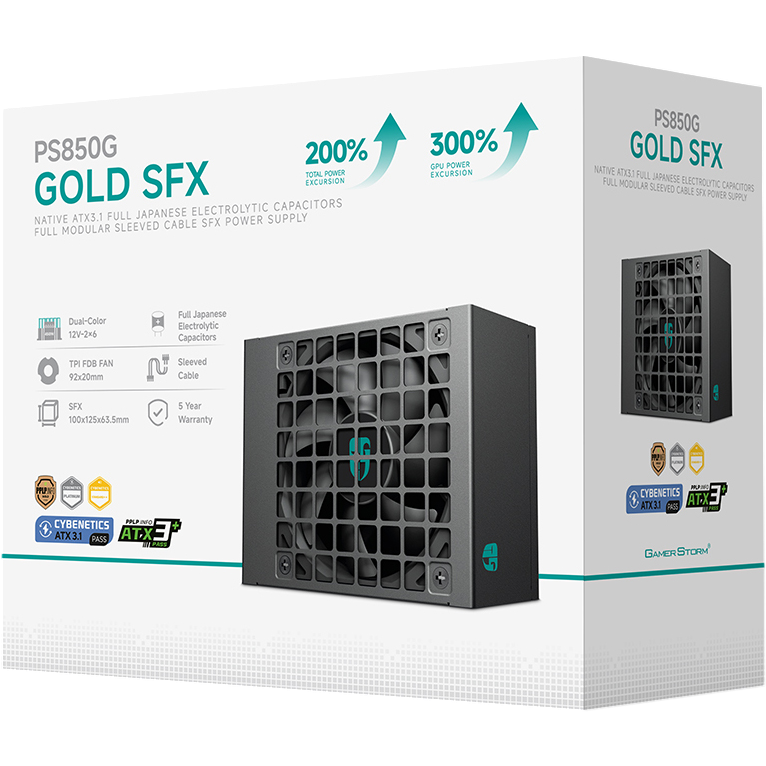 Блок питания 850W GamerStorm (DeepCool) PS850G - фото 7