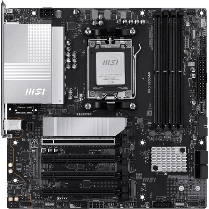 Материнская плата MSI PRO B850M-P