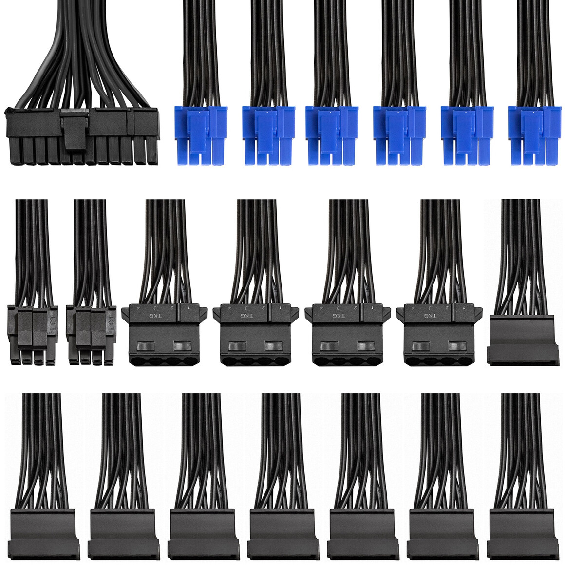 Блок питания 1000W ExeGate 1000PPX (EX222115RUS-S) - фото 4