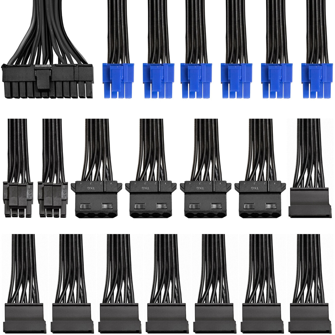 Блок питания 1200W ExeGate 1200PPX (EX258920RUS-S) - фото 4