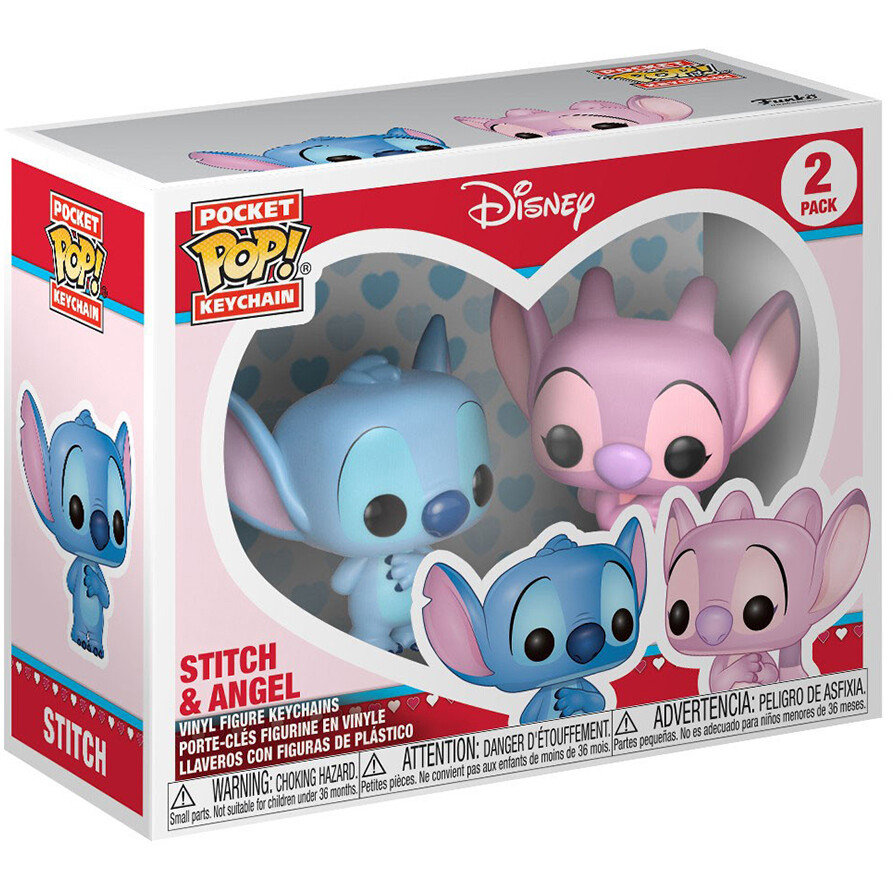 Брелок Funko Pocket POP! Disney Lilo & Stitch Stitch & Angel - 36370 - фото 2