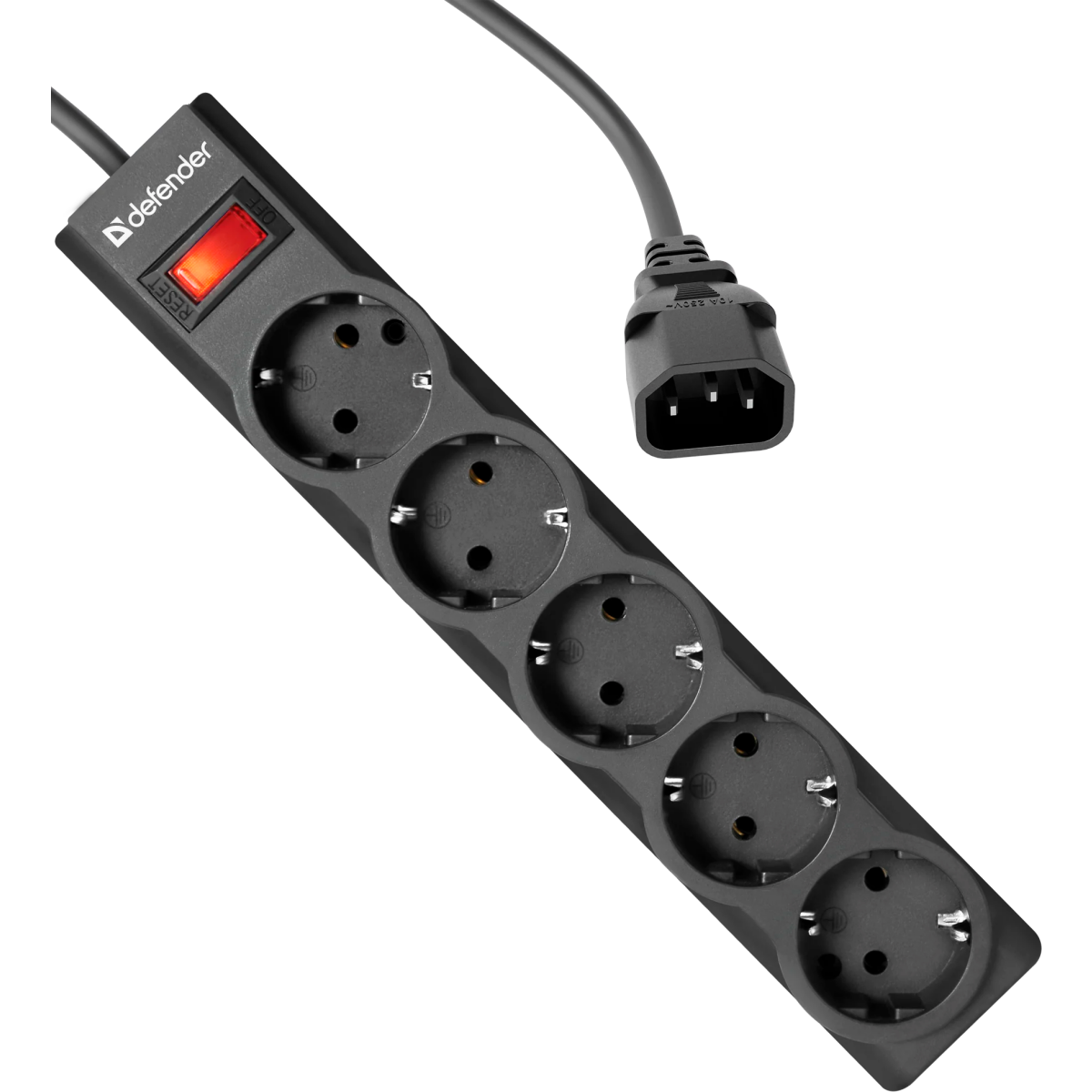 Сетевой фильтр Defender ES Largo 1.8м (99506)