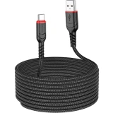 Кабель USB - USB Type-C, 3м, HOCO X59 Black (HC-23070)
