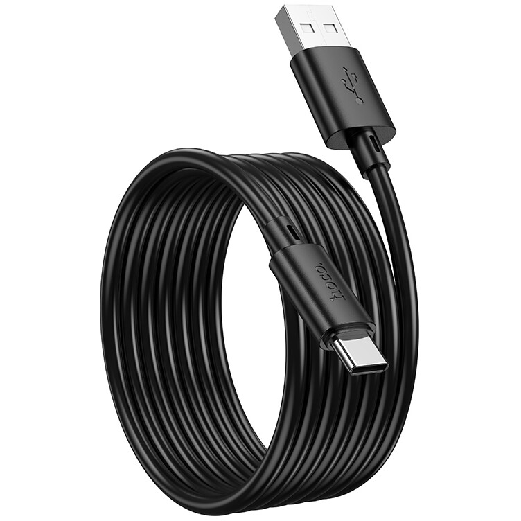 Кабель USB - USB Type-C, 2м, HOCO X88 Black (HC-53626) - фото 2