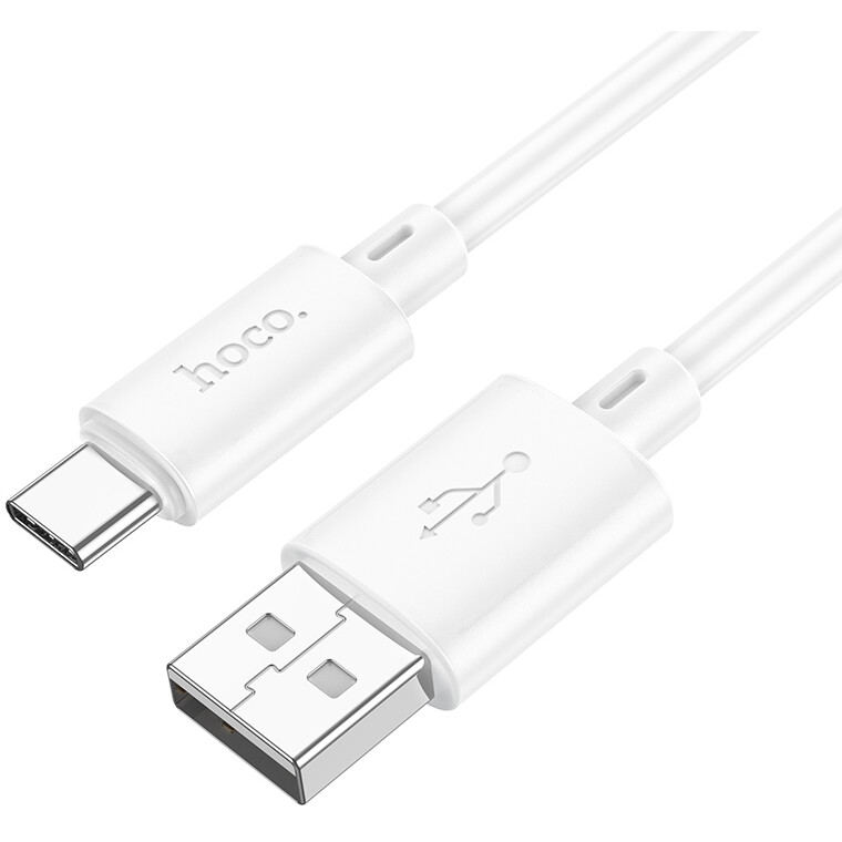 Кабель USB - USB Type-C, 2м, HOCO X88 White (HC-53633) - фото 2