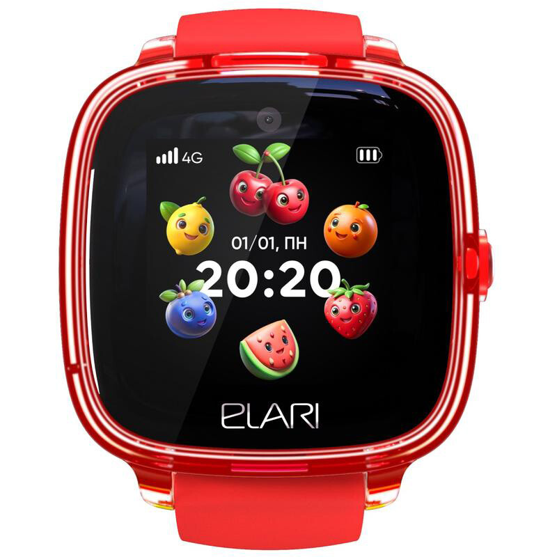 Умные часы Elari KidPhone Fresh 4G Red - фото 3