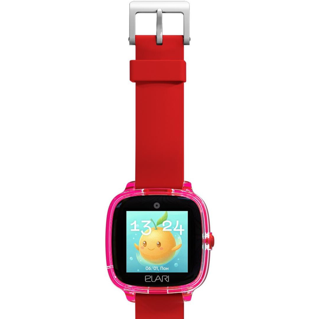 Умные часы Elari KidPhone Fresh 4G Red - фото 5